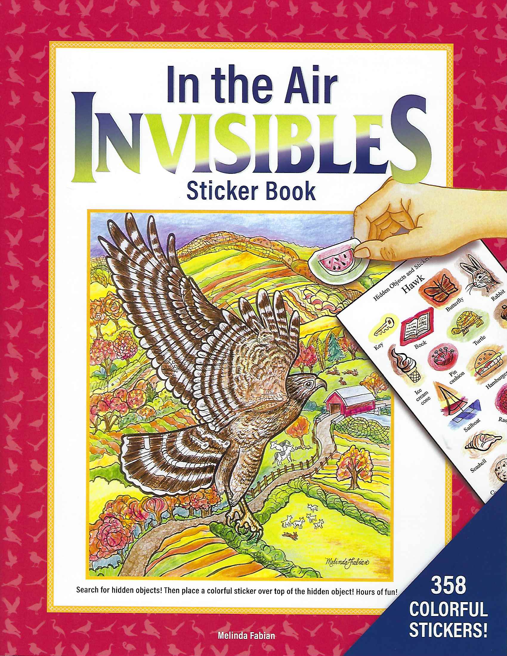 In the Air Invisibles Sticker Book Melinda Fabian - Click Image to Close